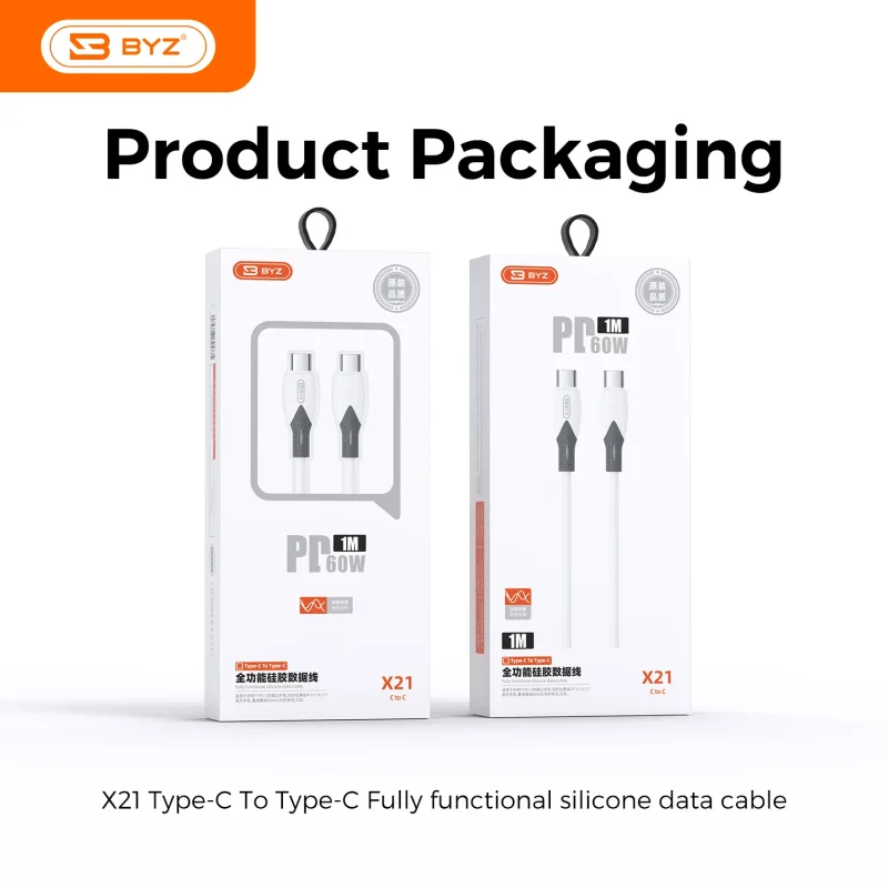 Data Cable X21 Type C to Type C