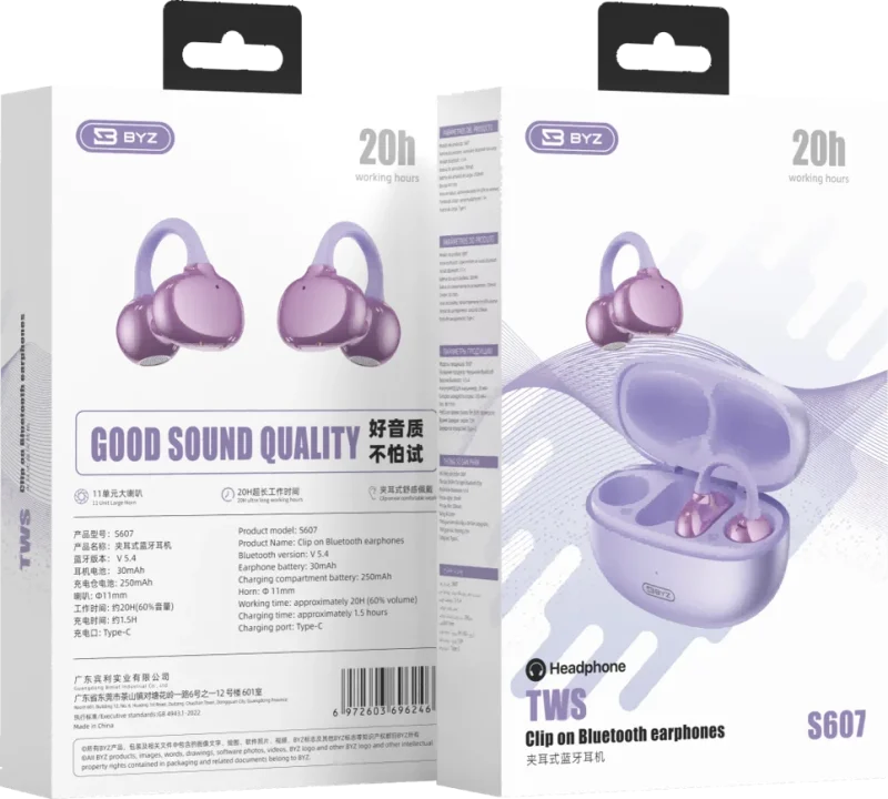 TWS Earphone BYZ S607