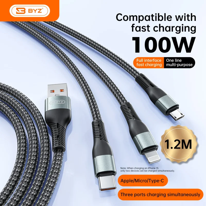 Metal braid Charging Data Cable X77