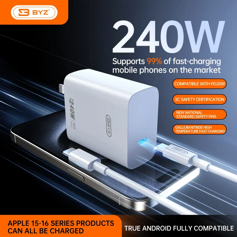 Charging Power Adapter BYZ U406P(For Type-C)
