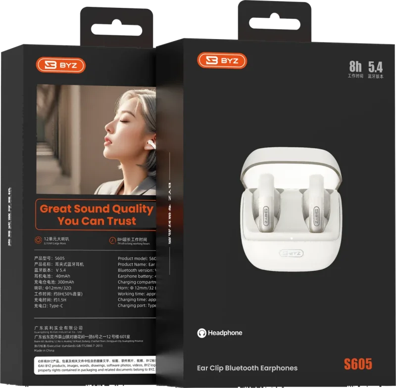 TWS Bluetooth Earphone BYZ S605