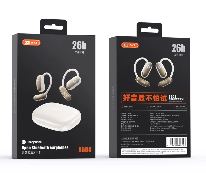 OWS Bluetooth Earphone BYZ S608
